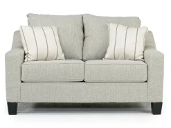 Mor Furniture Lucy Sofa & Loveseat In Splash Linen