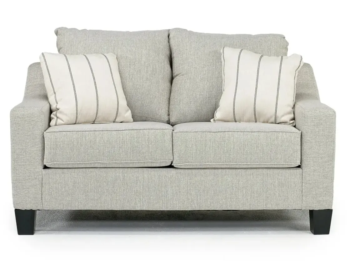 Mor Furniture Lucy Sofa & Loveseat In Splash Linen
