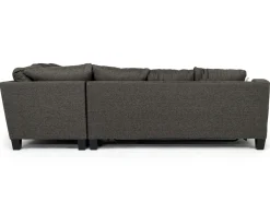 Mor Furniture Lucy Tux Queen Sleeper Sectional In Splash Linen, Right Facing