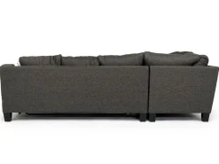 Mor Furniture Lucy Tux Queen Sleeper Sectional In Splash Linen, Right Facing