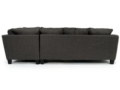 Mor Furniture Lucy Tux Sofa Chaise Sectional In Splash Linen, Right Facing