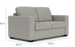 Mor Furniture Luigi Full Sleeper Loveseat In