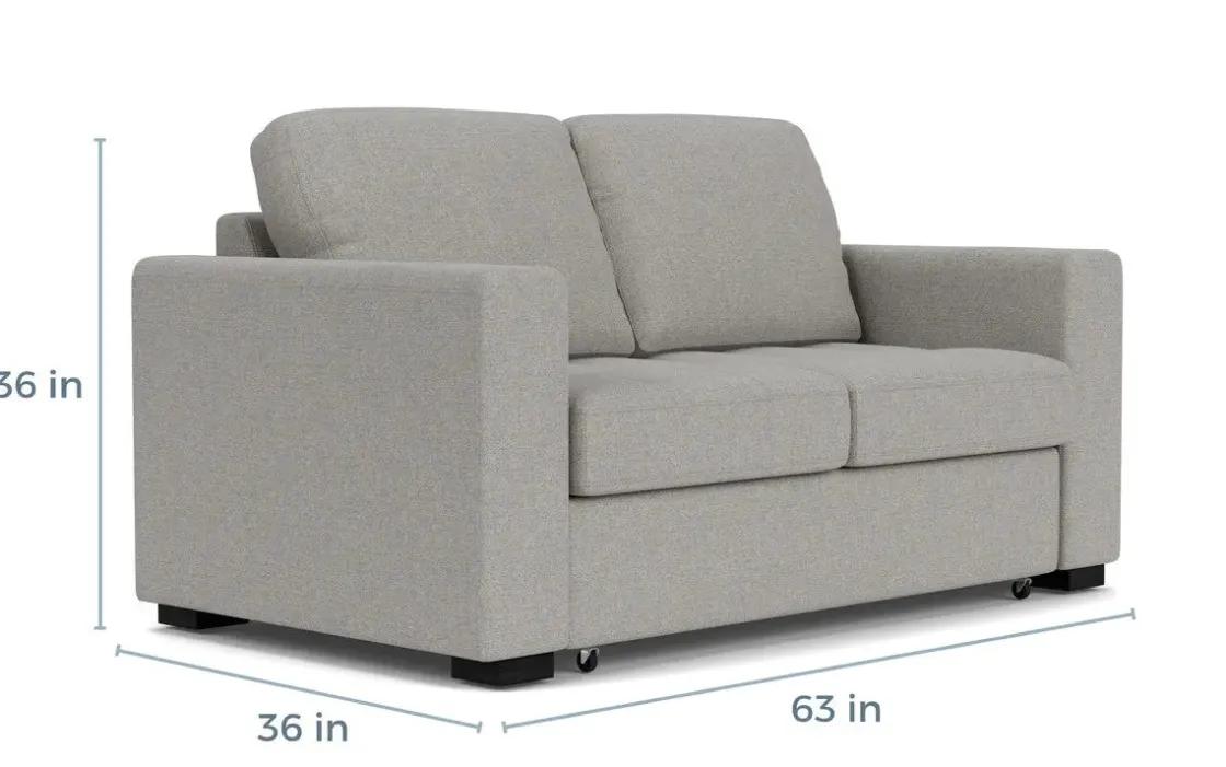 Mor Furniture Luigi Full Sleeper Loveseat In