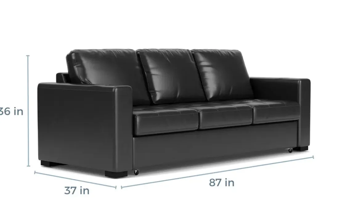 Mor Furniture Luigi Queen Sleeper Sofa In Gray