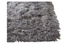 Mor Furniture Luxe Shag Plush Rug In Gray, 5’ X 8’