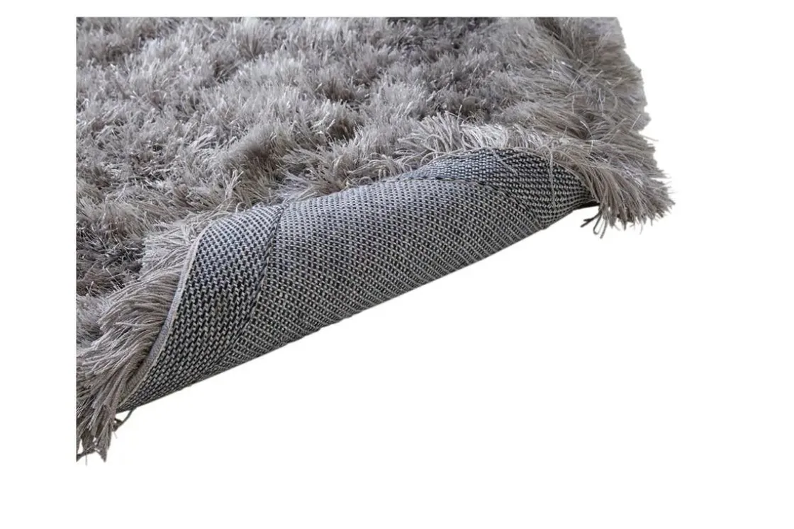Mor Furniture Luxe Shag Plush Rug In Gray, 5’ X 8’