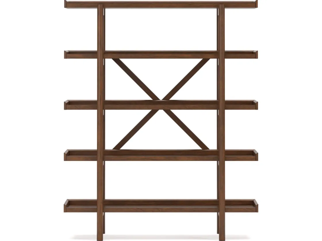 Mor Furniture Lyncott Bookcase In Brown