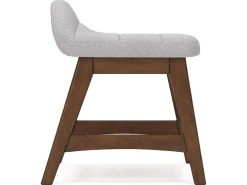 Mor Furniture Lyncott Desk Chair In Brown/Light Gray