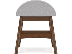 Mor Furniture Lyncott Desk Chair In Brown/Light Gray