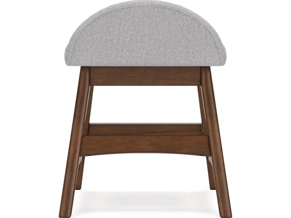 Mor Furniture Lyncott Desk Chair In Brown/Light Gray