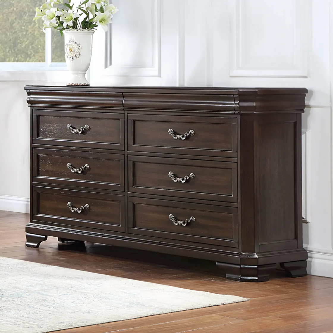 Mor Furniture Lyndhurst Dresser In Walnut