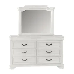 Mor Furniture Lyndhurst Mirror In Vintage White