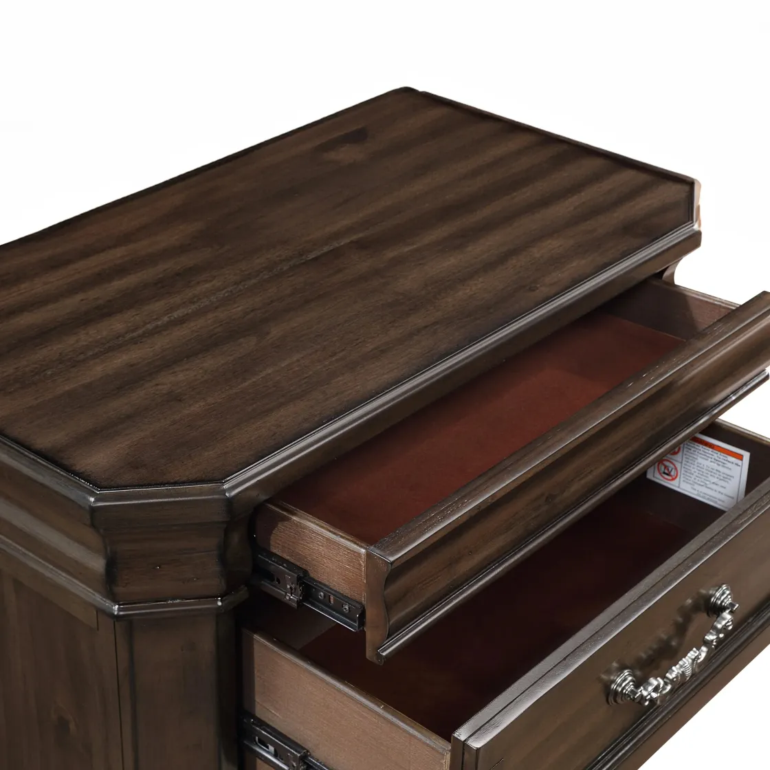 Mor Furniture Lyndhurst Nightstand In Walnut