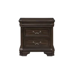 Mor Furniture Lyndhurst Sleigh Bed W/ Storage, Dresser, Mirror & Nightstand In Vintage White, Queen