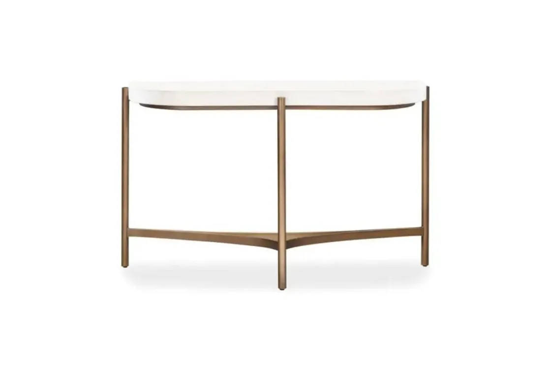 Mor Furniture Lyon Console Table In Ivory