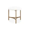 Mor Furniture Lyon End Table In Ivory
