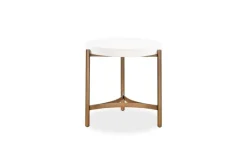 Mor Furniture Lyon End Table In Ivory