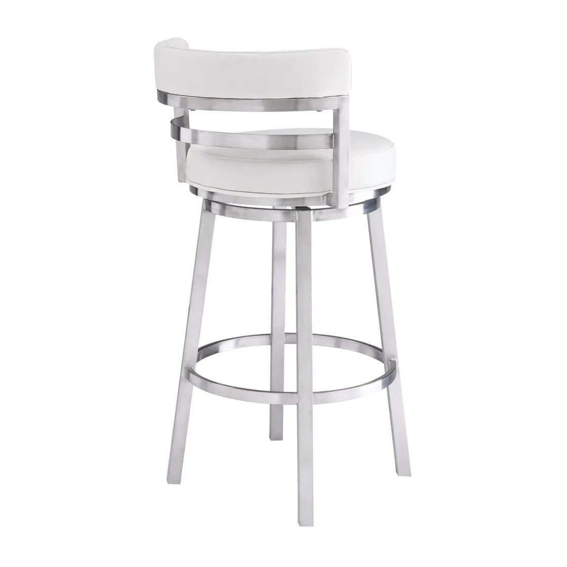 Mor Furniture Madrid Counter Height Stool In Auburn & Brown, Swivel