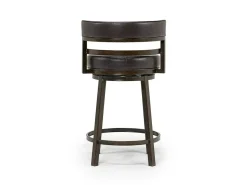 Mor Furniture Madrid Counter Height Stool In Auburn & Brown, Swivel
