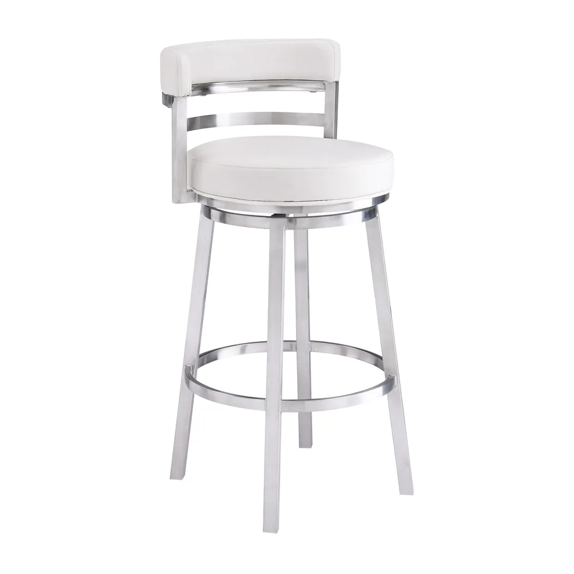 Mor Furniture Madrid Swivel Barstool In Gray