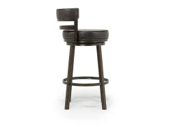 Mor Furniture Madrid Swivel Barstool In Gray