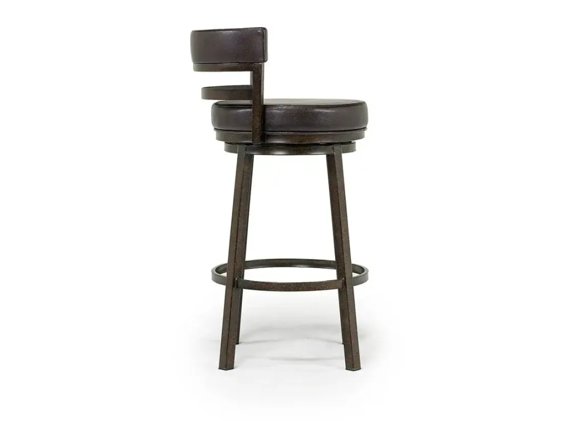 Mor Furniture Madrid Swivel Barstool In Gray