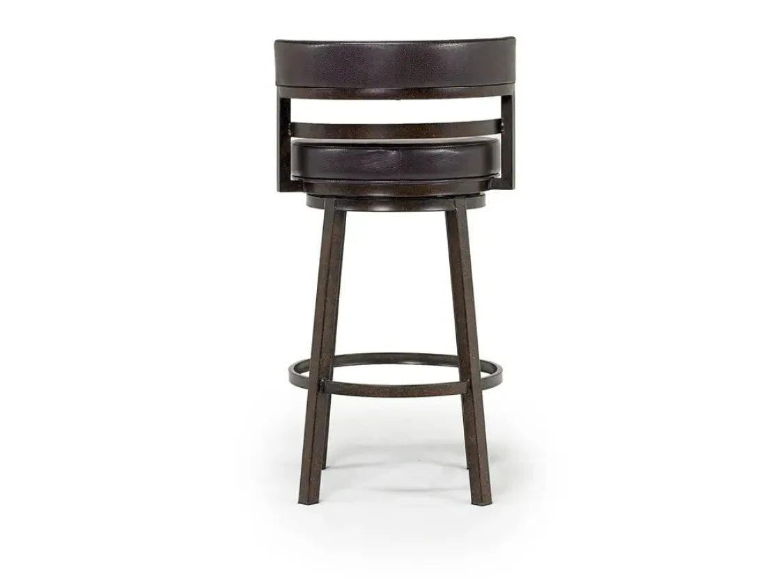 Mor Furniture Madrid Swivel Barstool In Gray