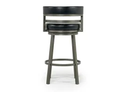 Mor Furniture Madrid Swivel Barstool In Gray