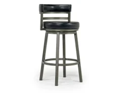 Mor Furniture Madrid Swivel Barstool In Gray