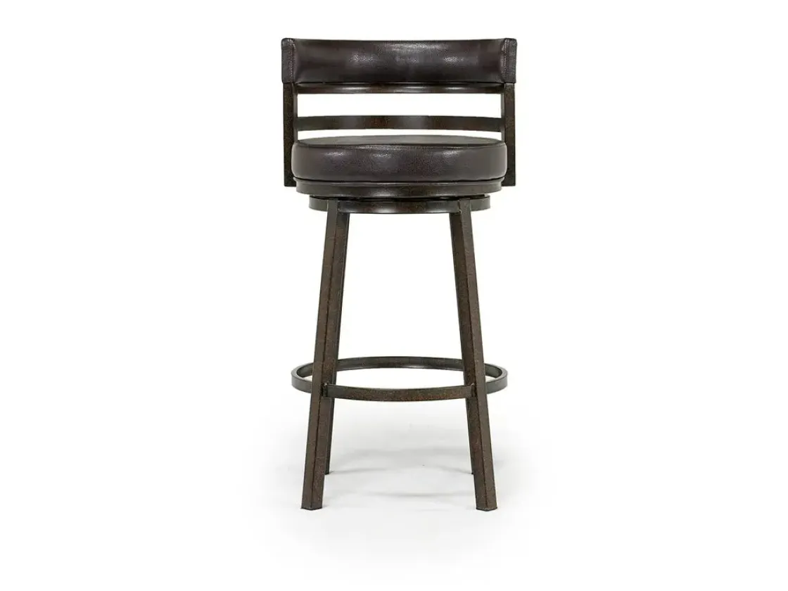 Mor Furniture Madrid Swivel Barstool In Gray