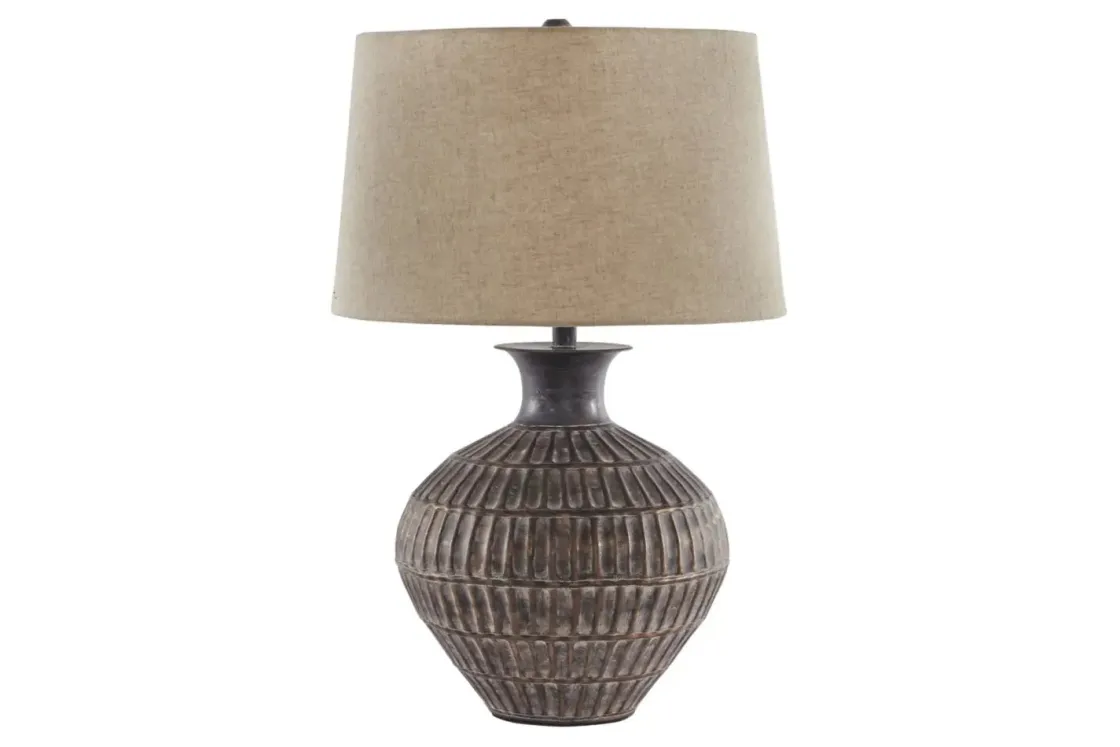 Mor Furniture Magan Table Lamp In Antique Bronze Finish