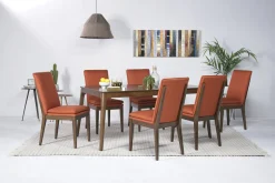 Mor Furniture Maggie Side Chair In Walnut, Set Of 2