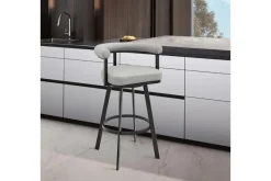 Mor Furniture Magnolia Counter Height Stool In Light Gray