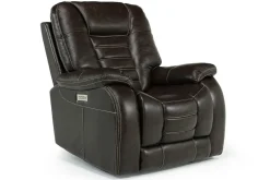 Mor Furniture Malibu 3 Power Recliner In Leather