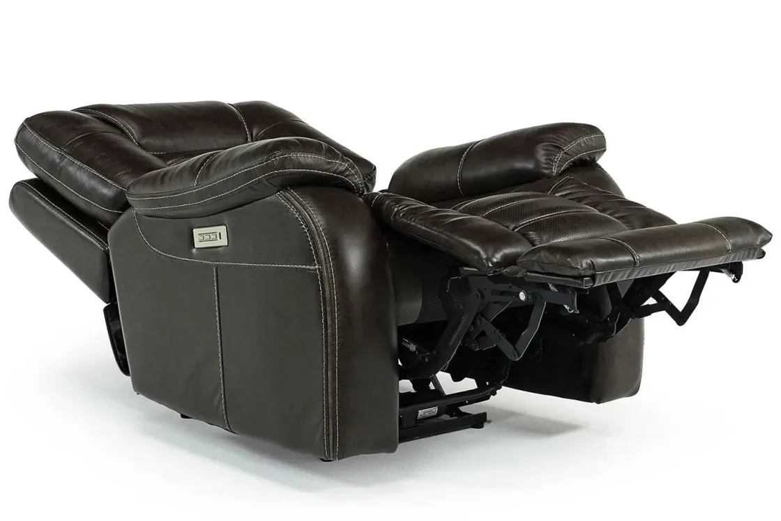 Mor Furniture Malibu 3 Power Recliner In Leather