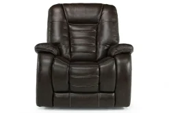Mor Furniture Malibu 3 Power Recliner In Leather