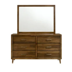 Mor Furniture Malibu Mirror In Walnut