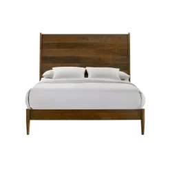 Mor Furniture Malibu Panel Bed In Walnut, Twin