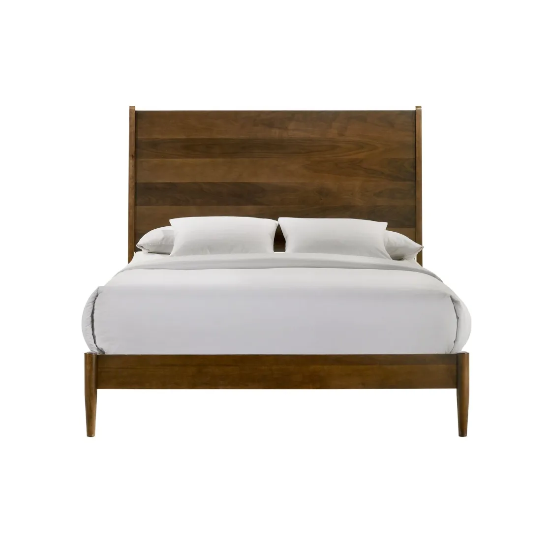 Mor Furniture Malibu Panel Bed In Walnut, Twin