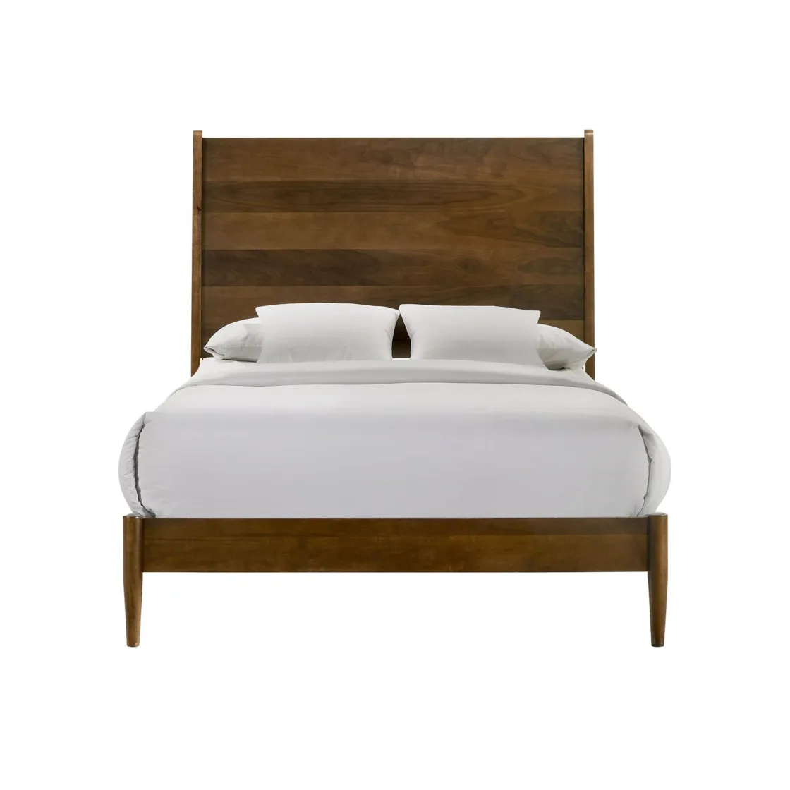 Mor Furniture Malibu Panel Bed In Walnut, Twin