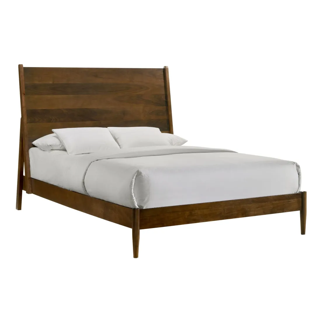 Mor Furniture Malibu Panel Bed In Walnut, Twin