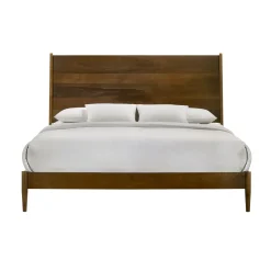 Mor Furniture Malibu Panel Bed In Walnut, Twin