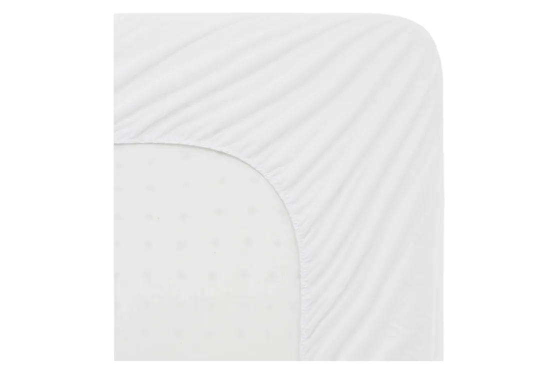 Mor Furniture Malouf Sleeptite 5 Side Mattress Pad In White, Twin