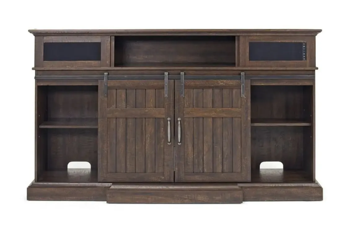 Mor Furniture Manning Bluetooth Console In Brown, 68 Inch