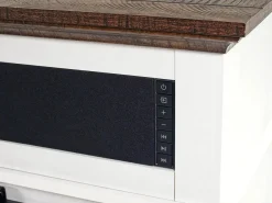 Mor Furniture Manning Bluetooth Console In Brown, 68 Inch