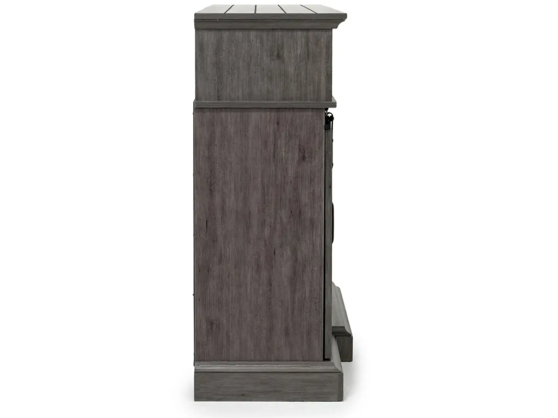 Mor Furniture Manning Bluetooth Console In Brown, 68 Inch