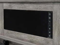 Mor Furniture Manning Bluetooth Console In Brown, 68 Inch