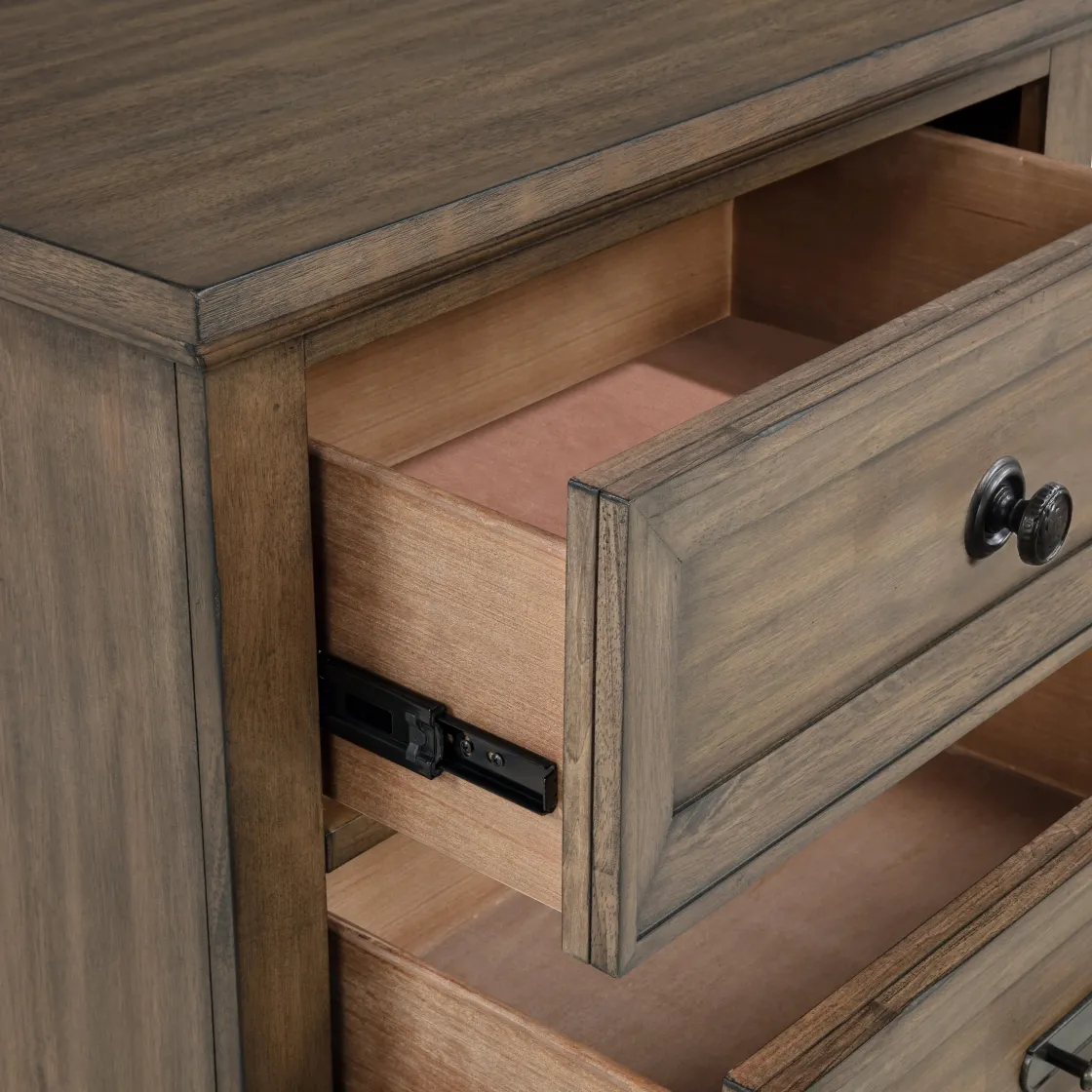 Mor Furniture Mariana Nightstand In Vintage Mocha