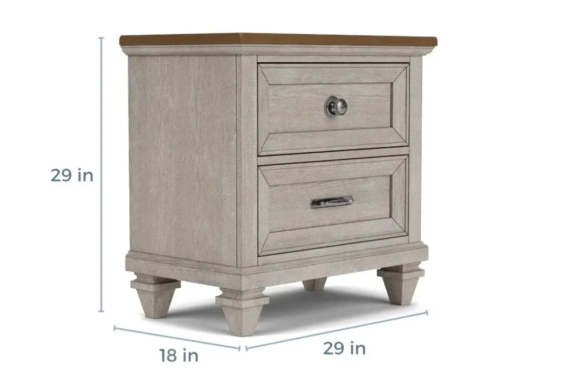 Mor Furniture Mariana Nightstand In Vintage Mocha
