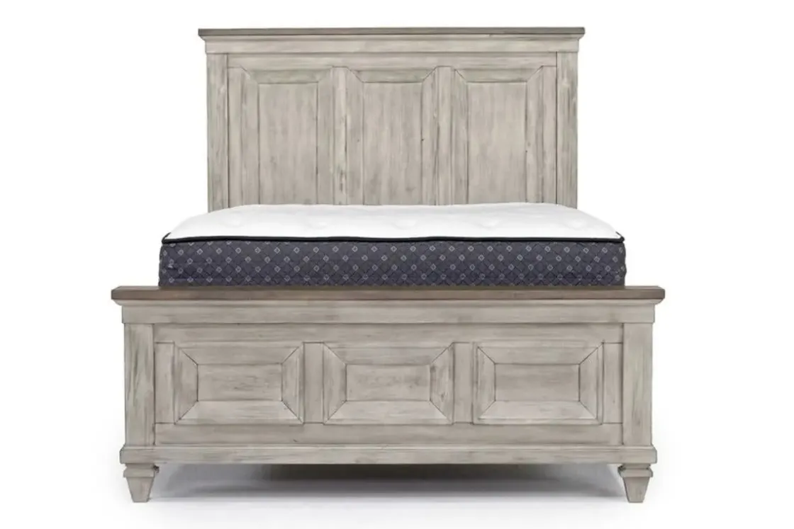 Mor Furniture Mariana Panel Bed In Vintage Creme, Queen
